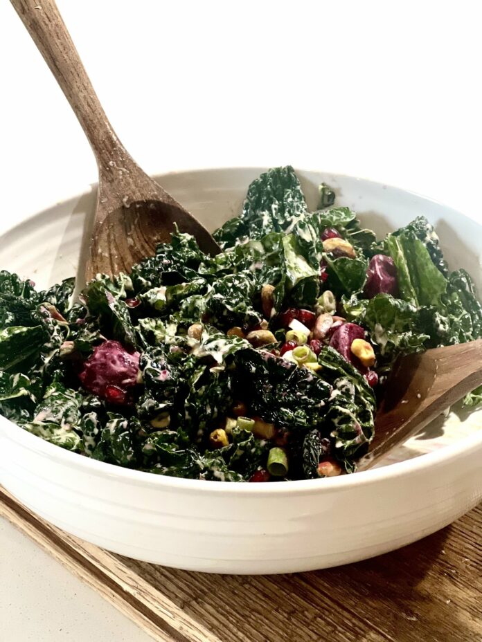 WINTER SOLSTICE KALE SALAD — Boulder Nutrition